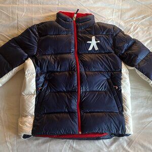 New Sypder X Puffy Coat USA 2022 Olympics Women's Size Large L